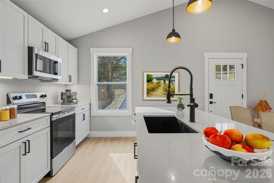 Furnished interior view inside a new home in , Asheville (Image 32).