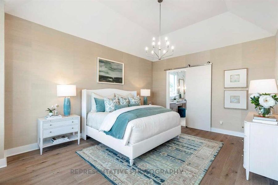 Furnished interior view inside a new home in Star Trail, Prosper (Image 10).