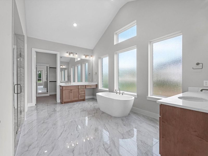 Furnished interior view inside a new home in The Estates at James Lane, Fulshear (Image 2). Furnished interior view inside a new home in The Estates at James Lane, Fulshear (Image 2).