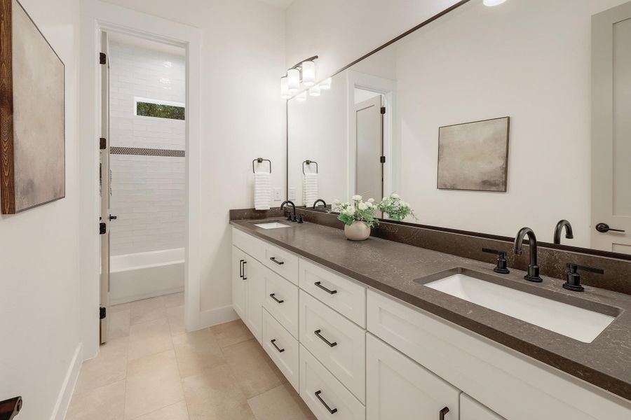 Furnished interior view inside a new home in , Liberty Hill (Image 11).