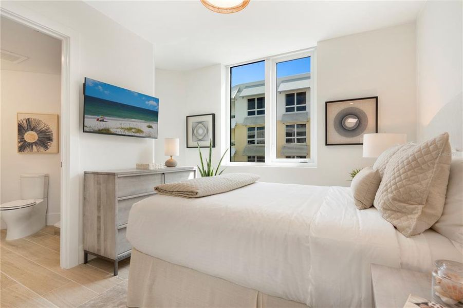 Furnished interior view inside a new home in , Sarasota (Image 34).