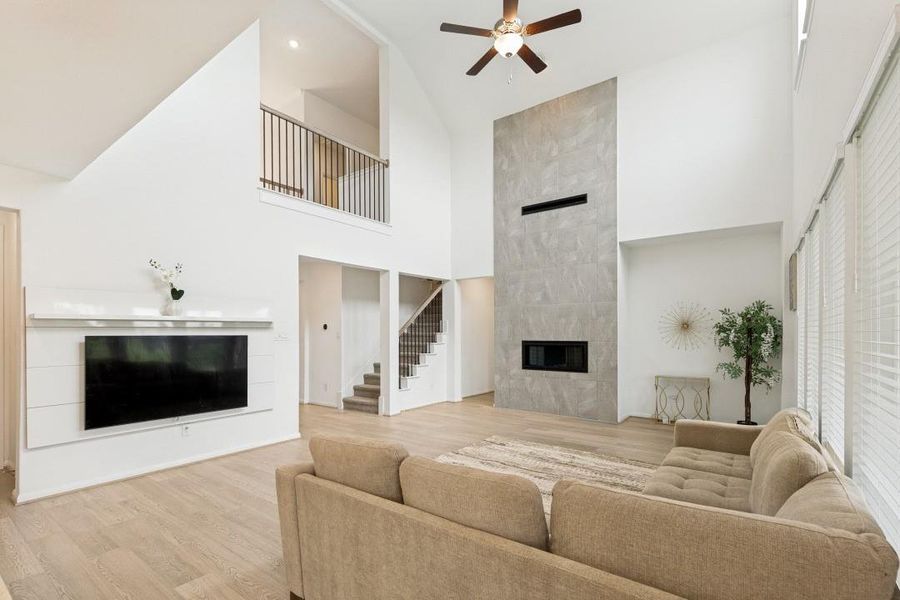 Furnished interior view inside a new home in , Cypress (Image 10).