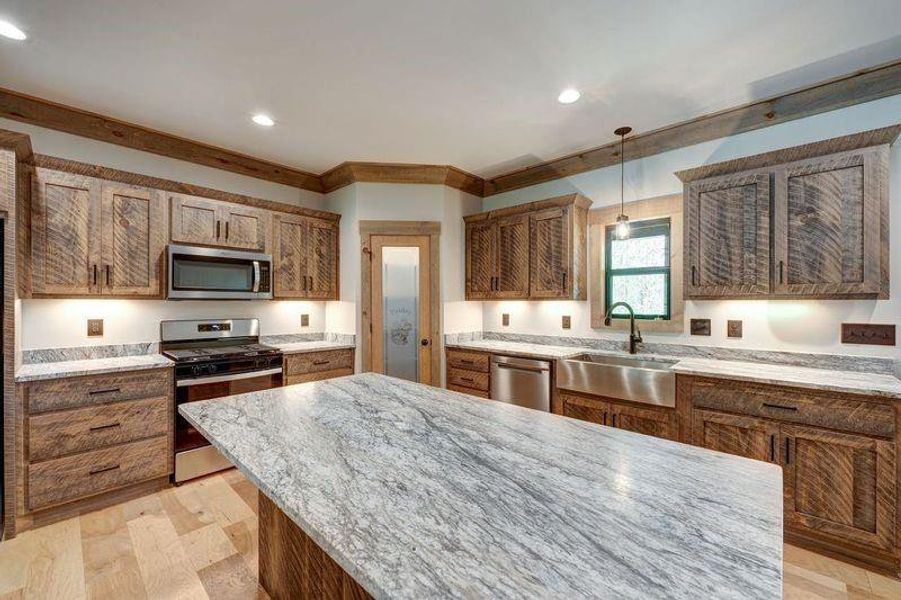 Furnished interior view inside a new home in , Ellijay (Image 8).