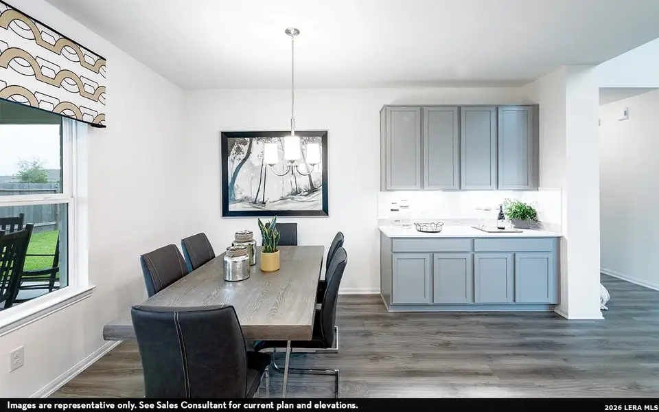 Furnished interior view inside a new home in Hickory Ridge, Elmendorf (Image 20).