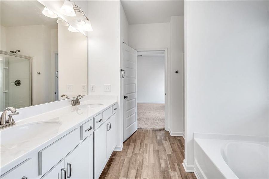 Furnished interior view inside a new home in , Dalton (Image 5).