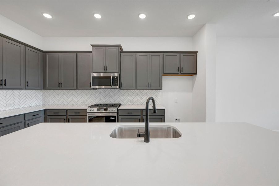 Furnished interior view inside a new home in Jordan Ranch - Terrace Collection, Fulshear (Image 13).