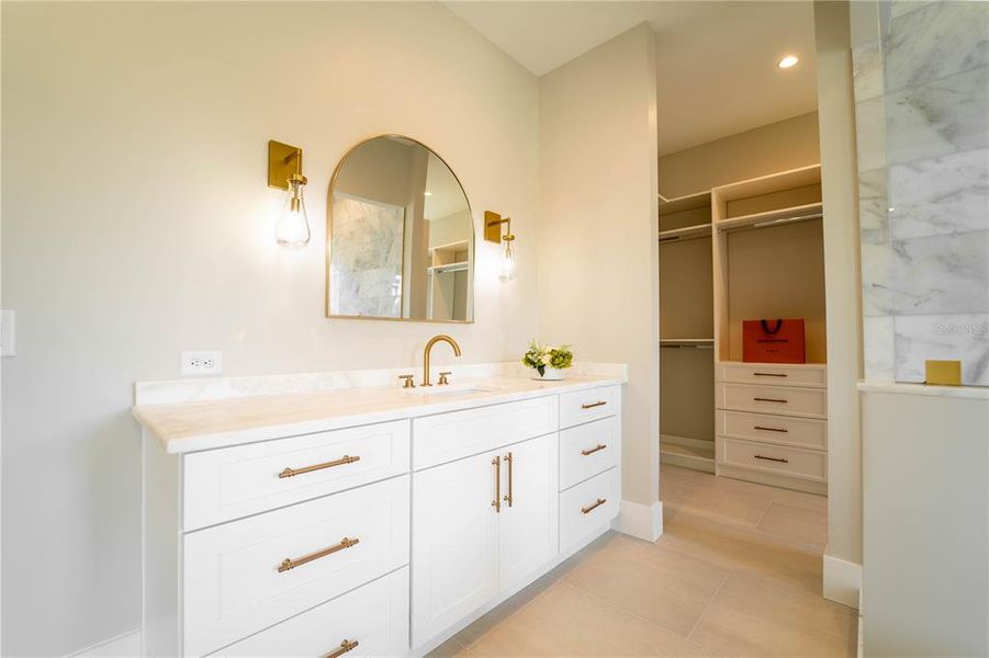 Furnished interior view inside a new home in , Tampa (Image 45).