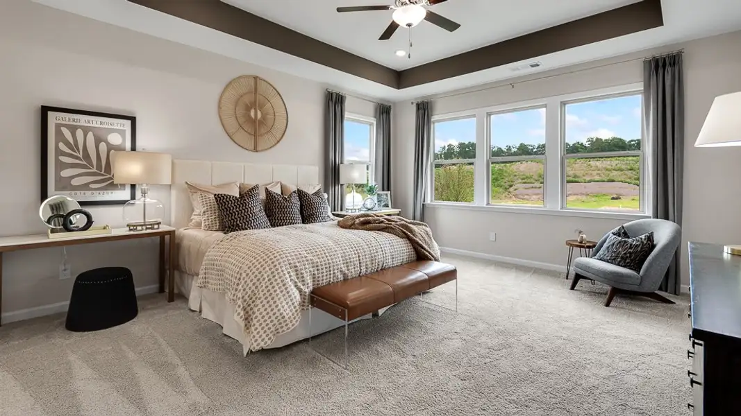 Furnished interior view inside a new home in Stratford Hills, Ball Ground (Image 4). Furnished interior view inside a new home in Stratford Hills, Ball Ground (Image 4).