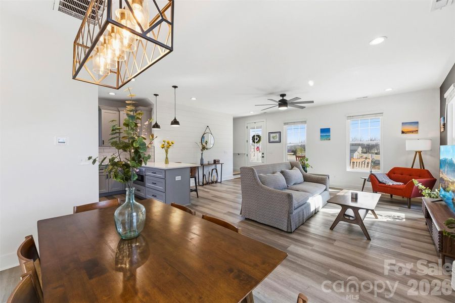 Furnished interior view inside a new home in , Albemarle (Image 5). Furnished interior view inside a new home in , Albemarle (Image 5).
