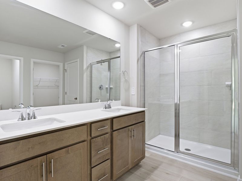 Furnished interior view inside a new home in Cadence Meadows, Zebulon (Image 6).
