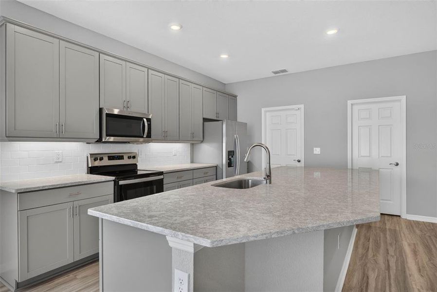 Furnished interior view inside a new home in , Davenport (Image 8).