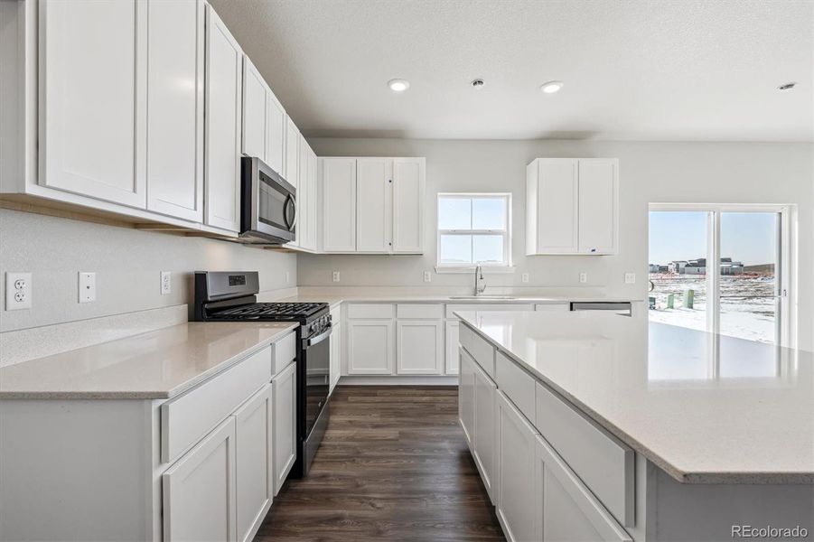 Furnished interior view inside a new home in Legato, Commerce City (Image 6). Furnished interior view inside a new home in Legato, Commerce City (Image 6).