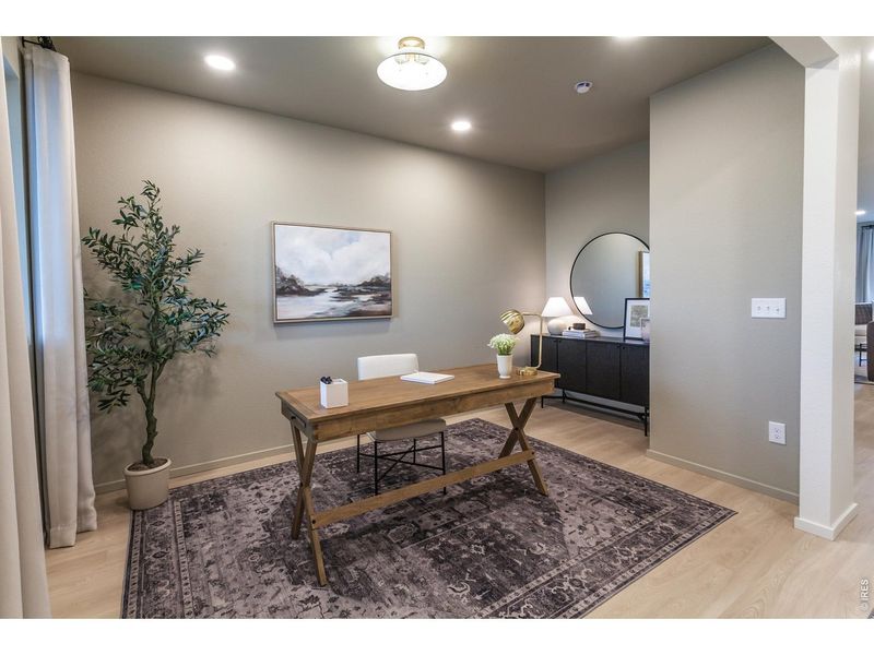 Furnished interior view inside a new home in , Fort Collins (Image 10). Furnished interior view inside a new home in , Fort Collins (Image 10).