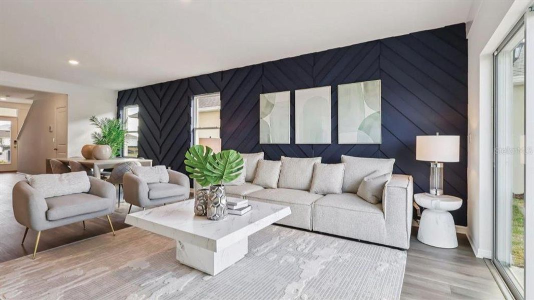 Furnished interior view inside a new home in , Davenport (Image 13). Furnished interior view inside a new home in , Davenport (Image 13).