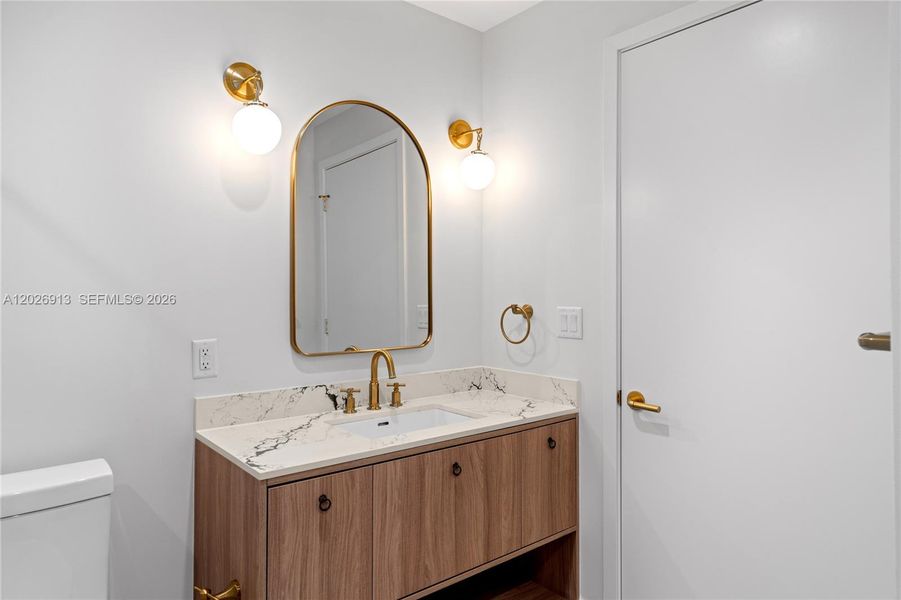 Furnished interior view inside a new home in , Miami (Image 46).