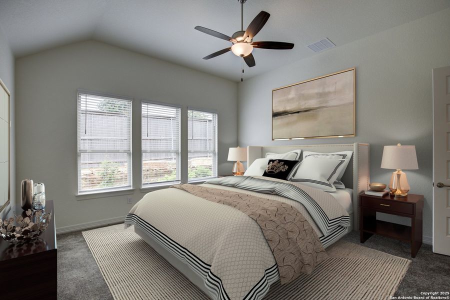 Furnished interior view inside a new home in Sunday Creek at Kinder Ranch, San Antonio (Image 6). Furnished interior view inside a new home in Sunday Creek at Kinder Ranch, San Antonio (Image 6).