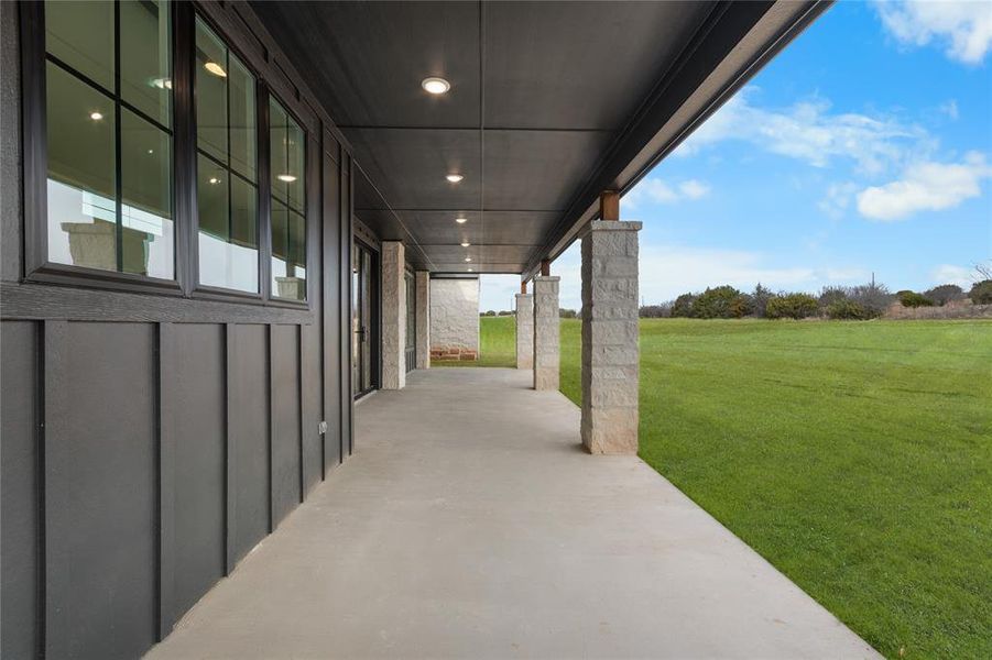 Exterior details and patio area of a home in , Cresson (Image 27).
