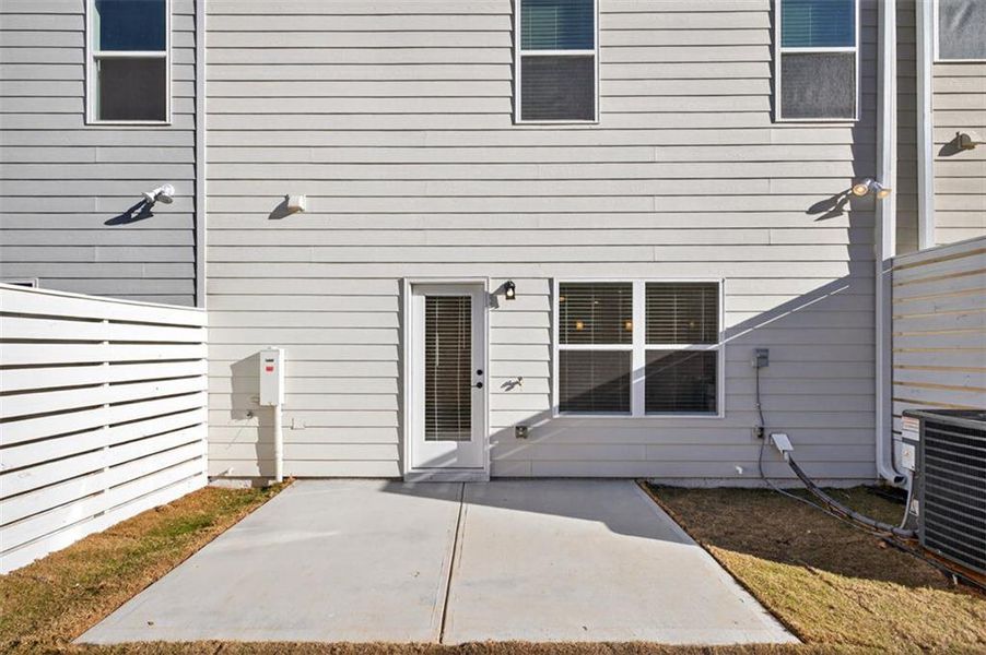 Exterior details and patio area of a home in Sanders Park, Austell (Image 2). Exterior details and patio area of a home in Sanders Park, Austell (Image 2).