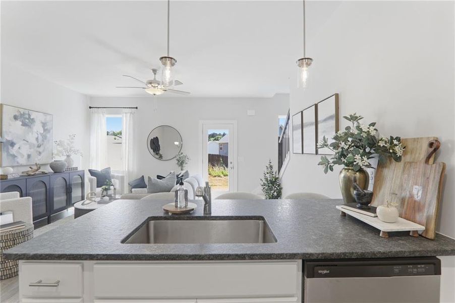 Furnished interior view inside a new home in , Cartersville (Image 5).