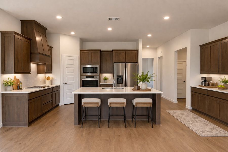 Representative furnished interior of a home built from the Hudson III by Cheldan Homes in Terra Vista Estates, Springtown (Image 18).