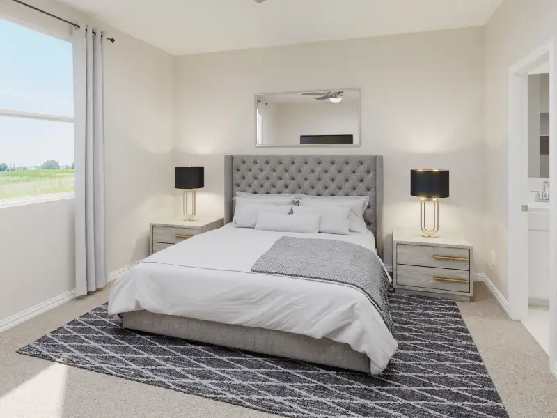 Furnished interior view inside a new home in Lakehaven - Premier Series, Farmersville (Image 6).