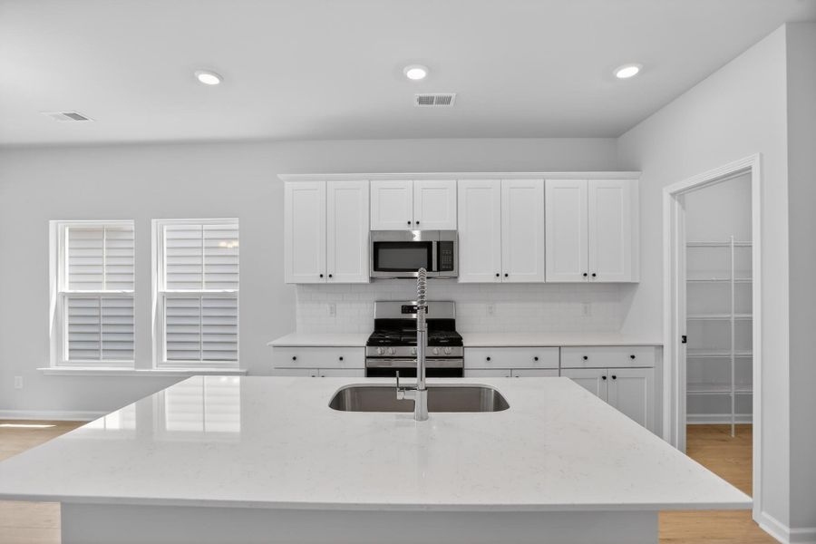 Furnished interior view inside a new home in Sweetgrass at Summers Corner, Summerville (Image 6). Furnished interior view inside a new home in Sweetgrass at Summers Corner, Summerville (Image 6).