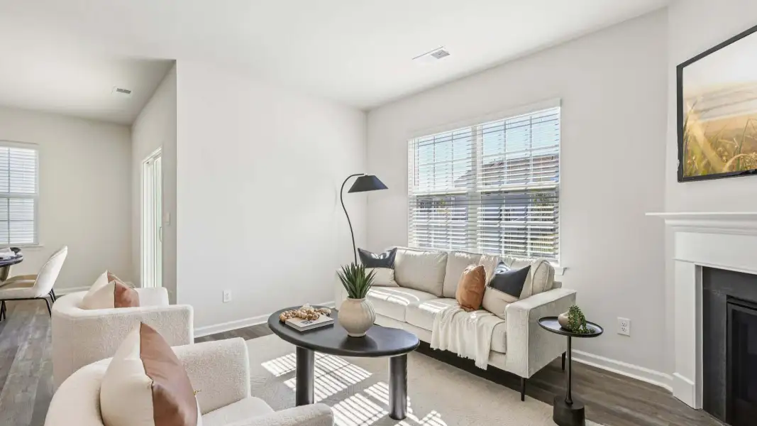 Representative furnished interior of a home built from the Cali by D.R. Horton in Sweetwater Village, Rockwell (Image 10).