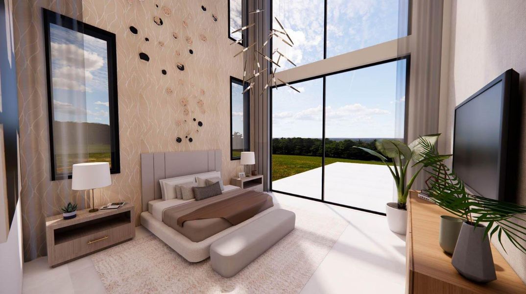 Furnished interior view inside a new home in , Dania Beach (Image 7).