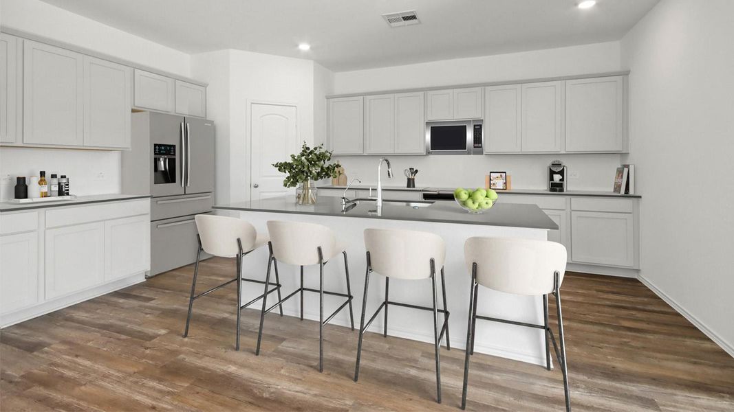 Furnished interior view inside a new home in River Ranch Meadows, Dayton (Image 7). Furnished interior view inside a new home in River Ranch Meadows, Dayton (Image 7).