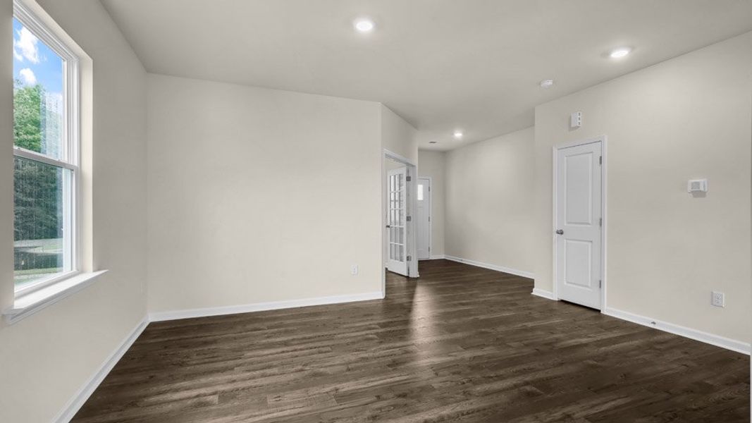 Representative unfurnished interior of a home built from the COLUMBIA by D.R. Horton in Galvins Ridge, Sanford (Image 10).
