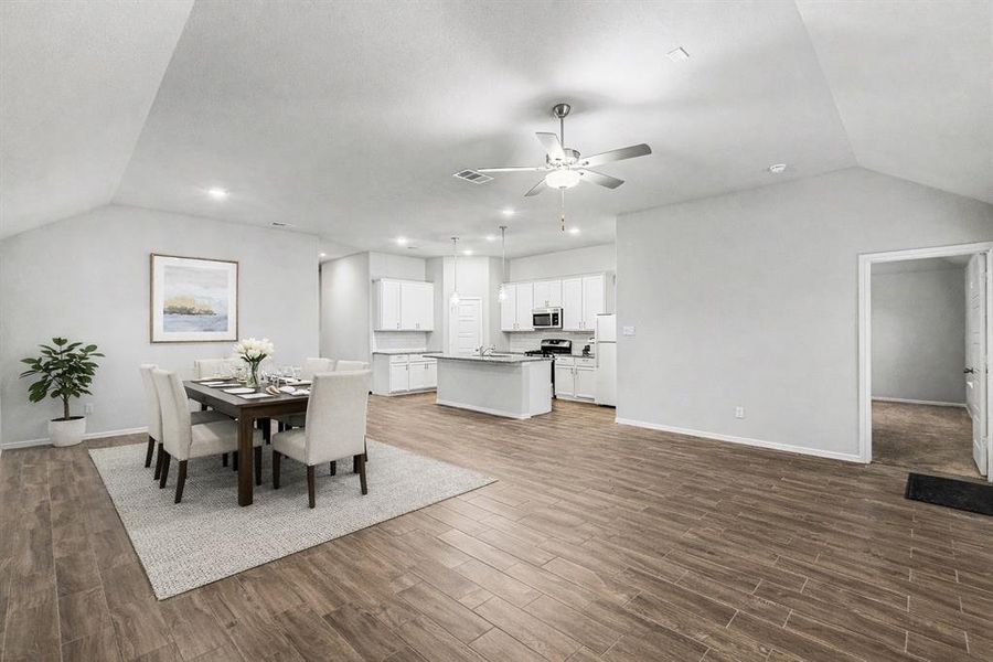 Furnished interior view inside a new home in , Fort Worth (Image 6).