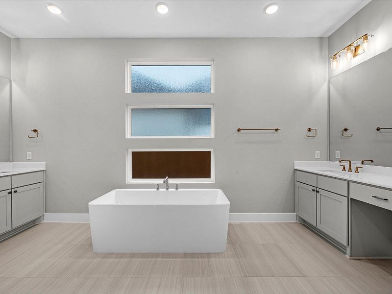 Furnished interior view inside a new home in Woodson’s Reserve, Spring (Image 8).