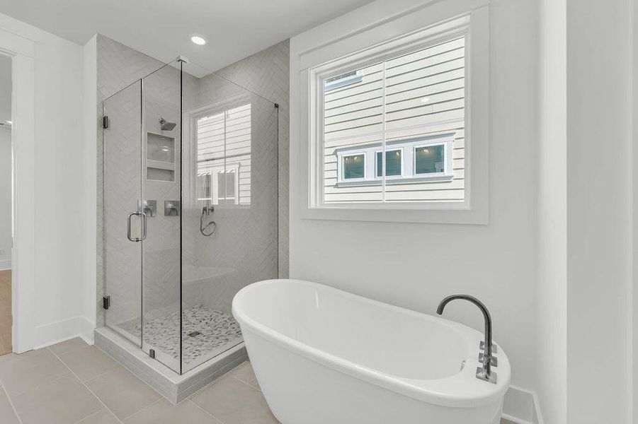 Furnished interior view inside a new home in Central Park, Charleston (Image 9).