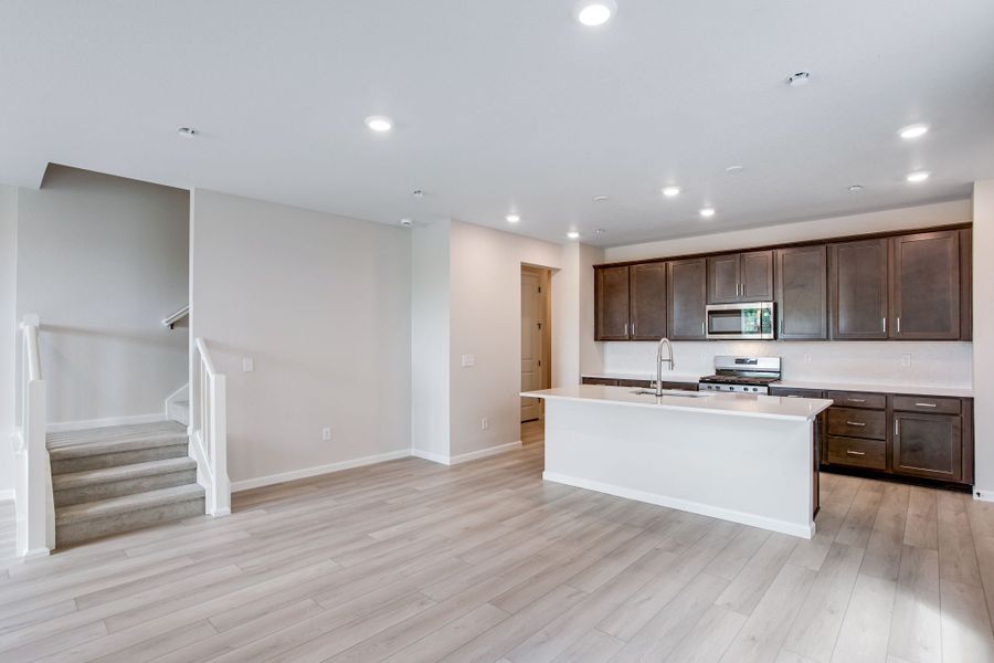 Furnished interior view inside a new home in Sugar Mill Village, Longmont (Image 5).