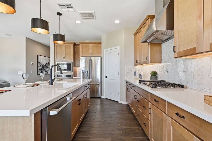 Furnished interior view inside a new home in La Mira, Mesa (Image 10). Furnished interior view inside a new home in La Mira, Mesa (Image 10).