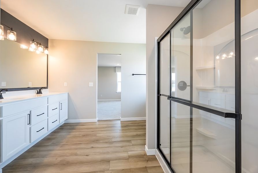 Furnished interior view inside a new home in Three Rivers, Rome (Image 8).