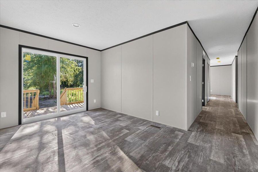 Spacious, unfurnished interior of a new home in , Cross (Image 21).