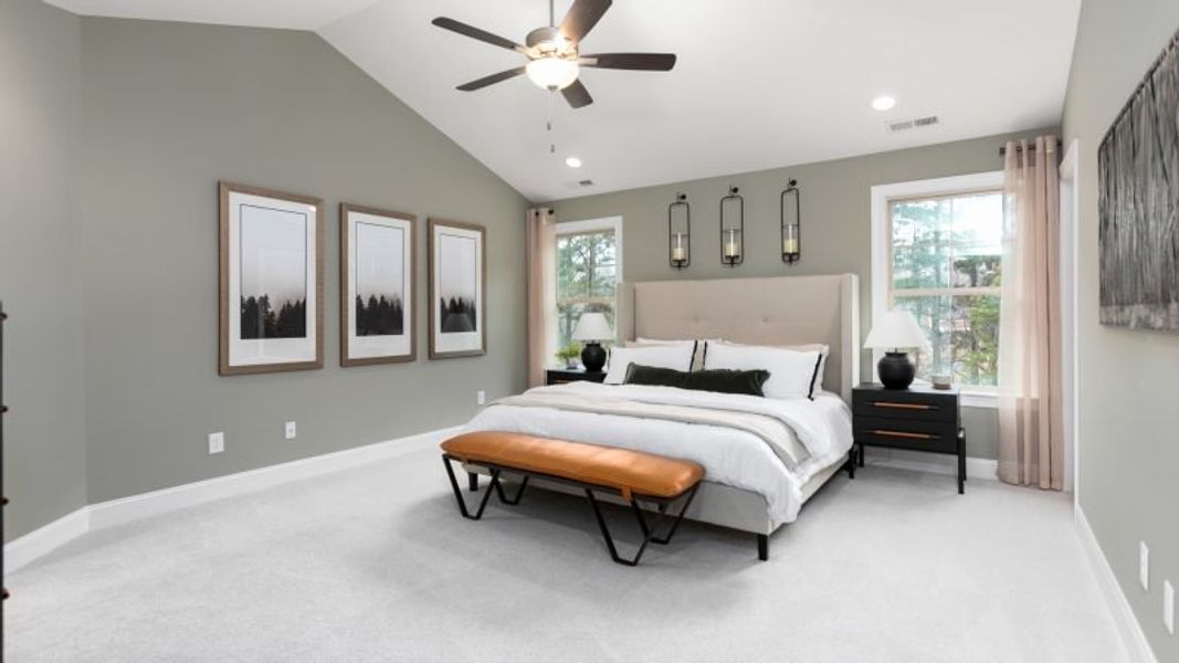 Furnished interior view inside a new home in Preserve at Carriage Cove, Oak Ridge (Image 42).