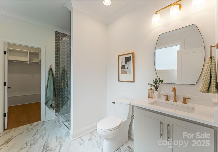 Furnished interior view inside a new home in , Charlotte (Image 14).