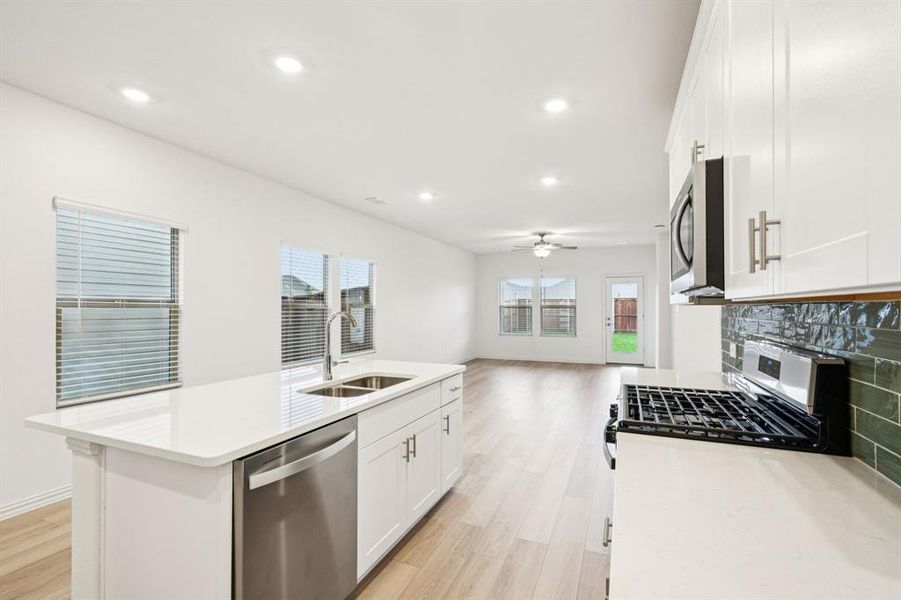 Furnished interior view inside a new home in Lakehaven - Spring Series, Farmersville (Image 12).