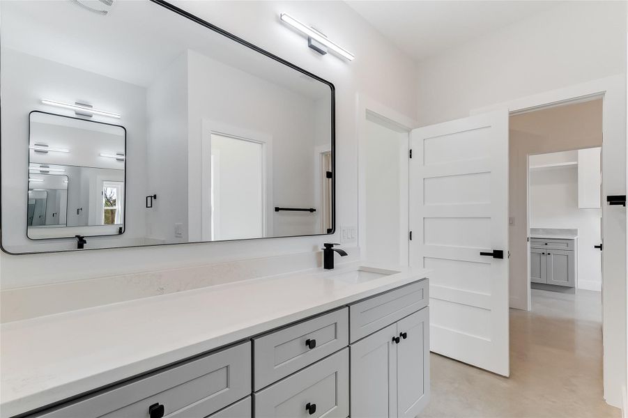 Furnished interior view inside a new home in , Marble Falls (Image 10).
