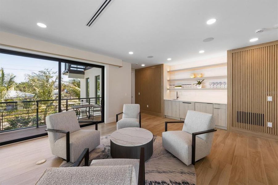 Furnished interior view inside a new home in , Sarasota (Image 42).