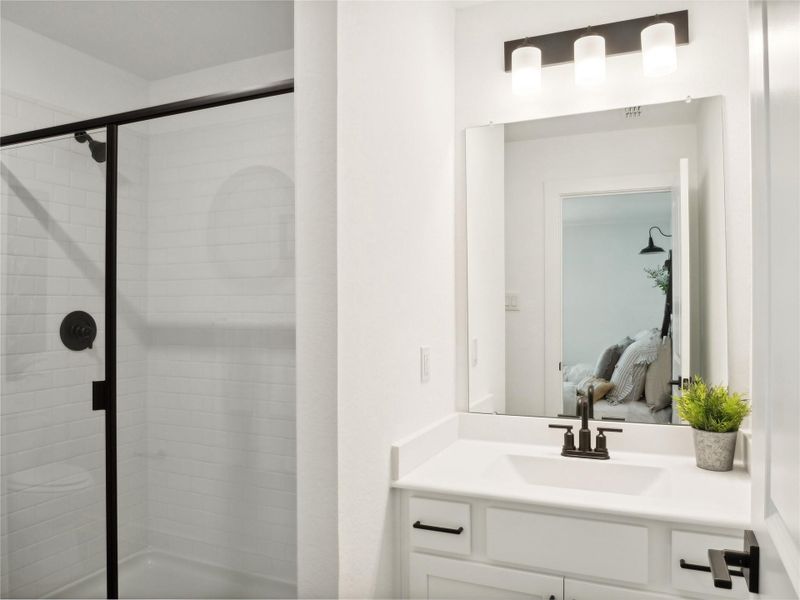 Bedroom 4 bath (*Photo not of actual home and used for illustration purposes only.) Bedroom 4 bath (*Photo not of actual home and used for illustration purposes only.)