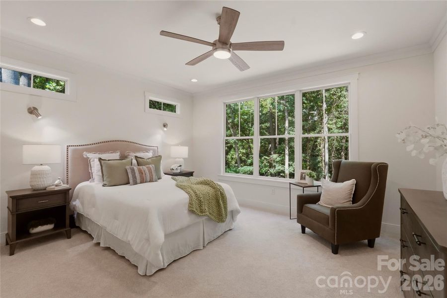 Furnished interior view inside a new home in , Monroe (Image 14).