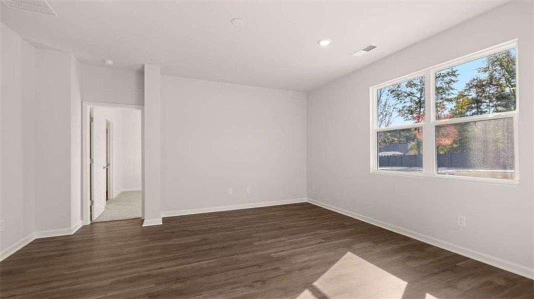 Spacious, unfurnished interior of a new home in The Reserve at Calcutta, Stockbridge (Image 30). Spacious, unfurnished interior of a new home in The Reserve at Calcutta, Stockbridge (Image 30).