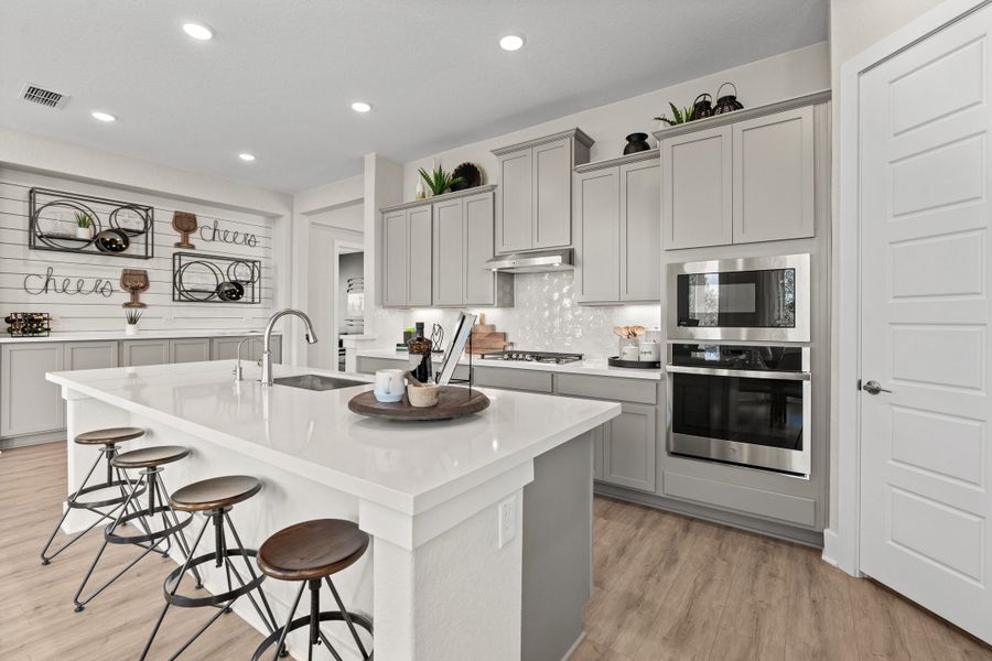 Furnished interior view inside a new home in Esperanza – New Phase Now Selling, Boerne (Image 15). Furnished interior view inside a new home in Esperanza – New Phase Now Selling, Boerne (Image 15).