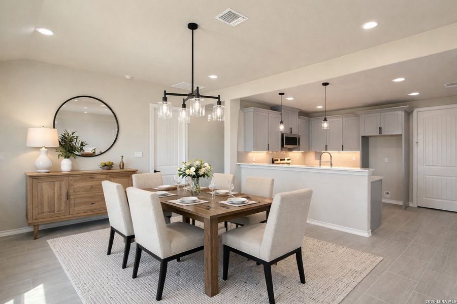 Furnished interior view inside a new home in , La Vernia (Image 3).
