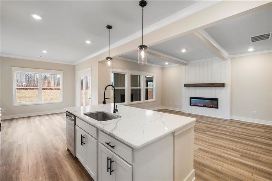 Furnished interior view inside a new home in Fowler Farms, Auburn (Image 10).