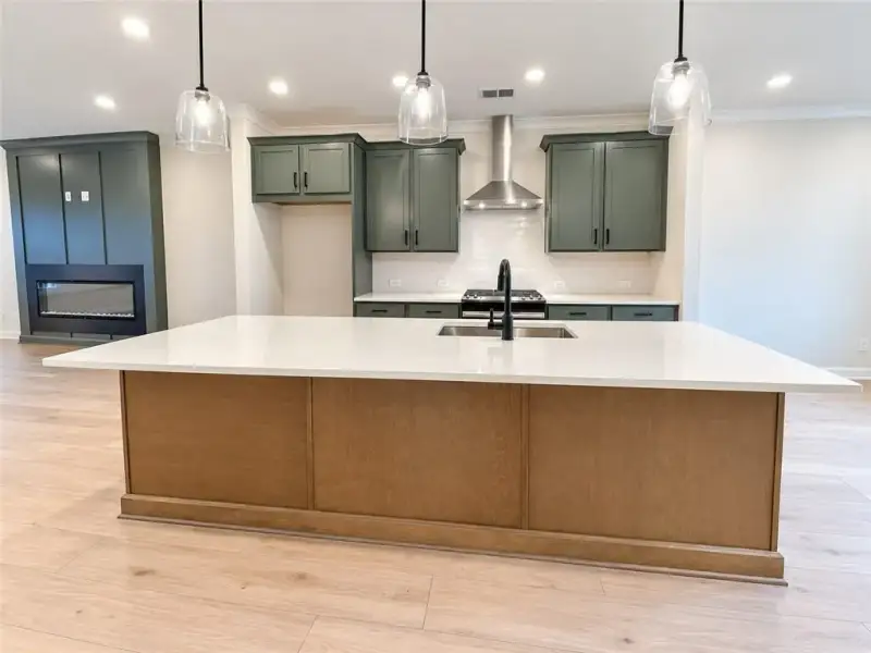 Furnished interior view inside a new home in Townes at South Main, Kennesaw (Image 4).