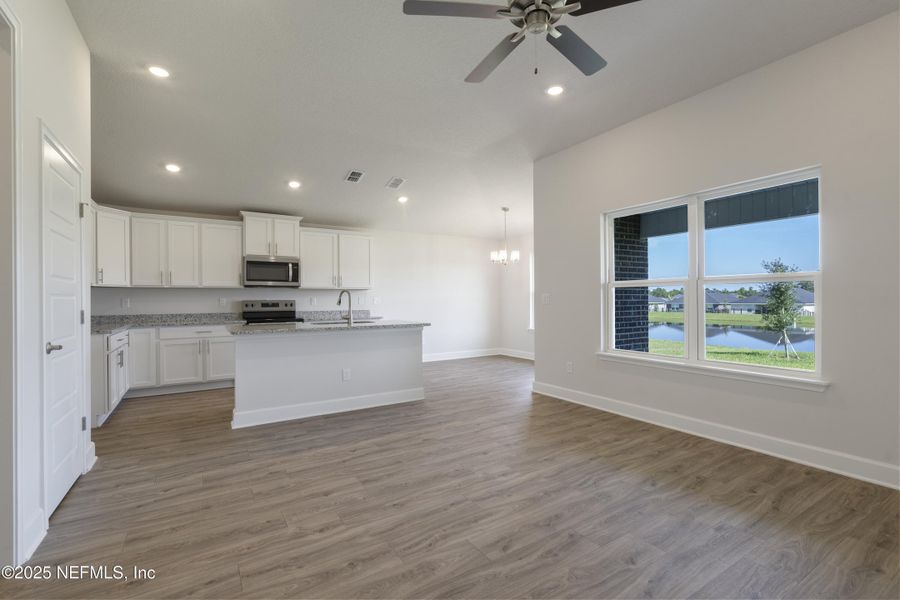 Furnished interior view inside a new home in Shadow Crest at Rolling Hills, Green Cove Springs (Image 5).